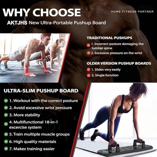 12-In-1 Push Up Board,Portable Pushup Bars for Men, Muscle Max Press Up Boards,Foldable Gym Home Exercise Board,Multi-function Push-Up Stand,Home Workout Equipment with Resistance Bands