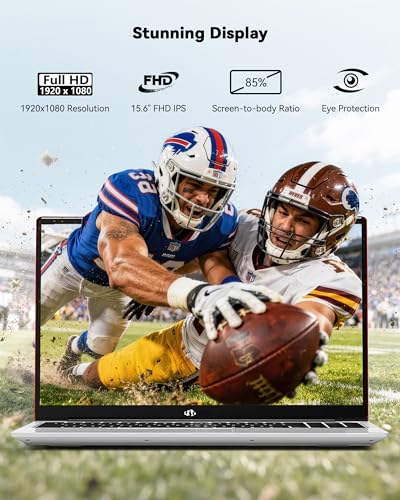 NIMO 15.6" Laptop: Power & Reliability for Student & Office, AMD Ryzen 5 (Up to 3.7GHz), 32GB RAM 1TB SSD, Fast 65W Type-C Charging, Fingerprint, Backlit KB, 2-Year Warranty for Peace of Mind