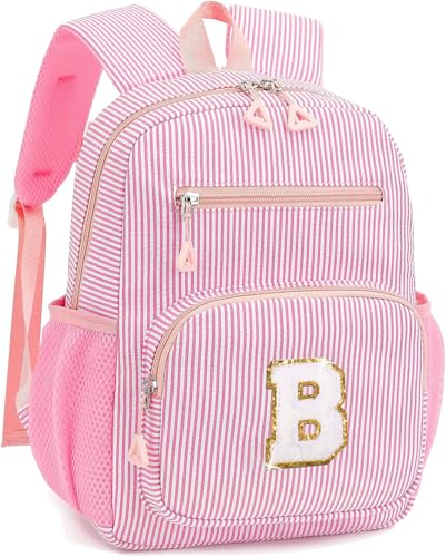 Mini Toddler Backpack for Girls 2-4, Cute Personalized Preschool Kindergarten Backpack for Kids Birthday Gifts (Pink B) - color: Pink, size: Mini-12"H(not fit folder）, style: B
