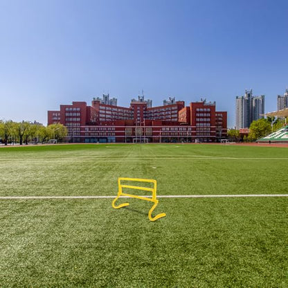 MAGICLULU Adjustable Football Agility Training Hurdles Set, Foldable Portable Soccer Speed Workout Equipment with Height Regulation for Football and Basketball Training