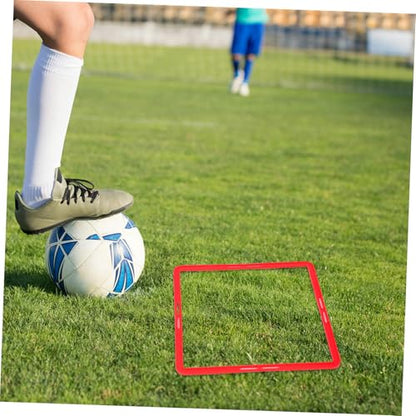 VANZACK 6pcs Portable Agility Training Circles Multi-Function Speeds Train Rings for Football Martial Arts Boys and Girls' Coordination