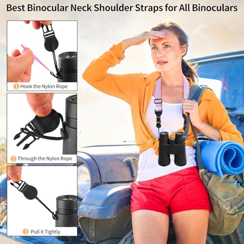 FIEIL Nylon iPad Strap, Adjustable Camera Neck Strap, Comfortable Shoulder Strap for Bags, Cellphone Tablet, Camera, Laptop, Binocular, Luggage Bag (Purple Universal Shoulder Strap) - color: Purple