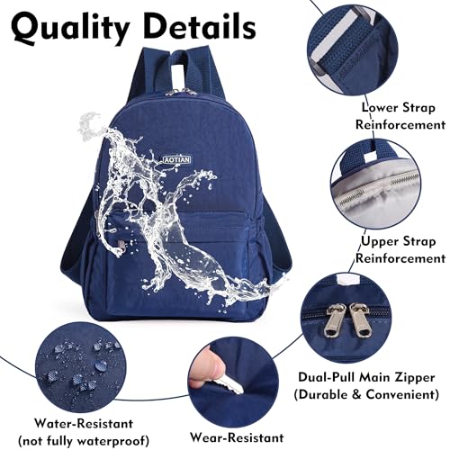 AOTIAN Lightweight Small Hiking Backpack for Women - Durable Water-Resistant Daypack for Travel, Camping & Outdoor Adventures - color: Blue-small