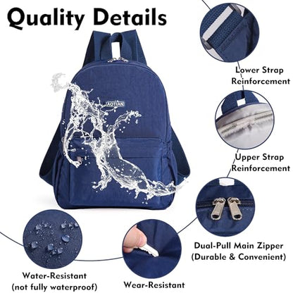 AOTIAN Lightweight Small Hiking Backpack for Women - Durable Water-Resistant Daypack for Travel, Camping & Outdoor Adventures - color: Blue-small