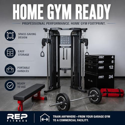REP Fitness Stackable Soft Foam Plyo Box Set, Adjustable Plyometric Jump Box for Home Gym Workouts, Plyometric Jumping Platform for Exercise, Step Training, HIIT & CrossFit - style: 6", 12", 20"