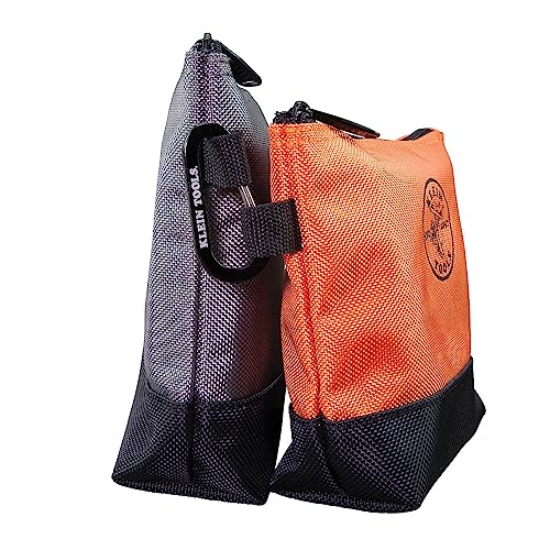 Klein Tools 80038 Backpack Tool Kit, Tradesman Pro Backpack, Zipper Tool Bags, and Magnetizer, 4-Piece