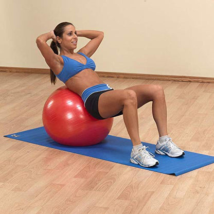 Body-Solid Soft Weighted Toning Ball Pregnant Womens Exercise Balls, for Yoga, Pilates, Fitness and Strength Training, Latex Free - 500lb Weight Capacity
