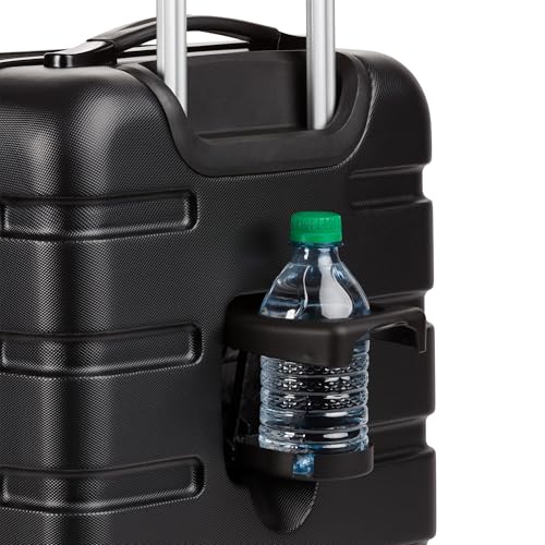SwissGear 7366 Hardside Expandable Luggage with Spinner Wheels, Black, Carry-On 19-Inch - color: Black, size: Carry-On 19-Inch