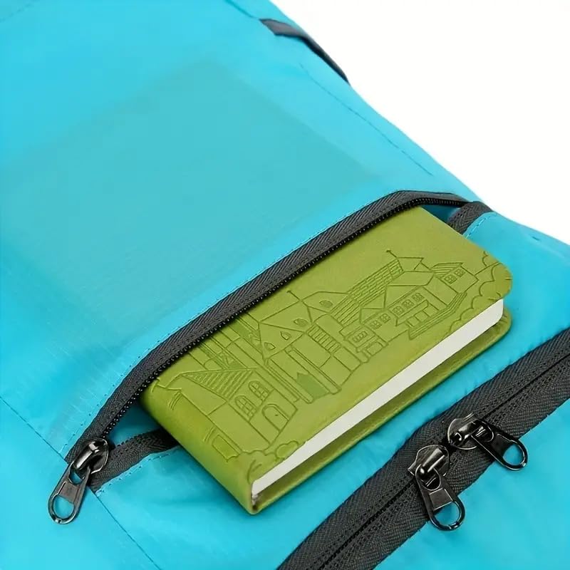 1PC Multifunctional Outdoor Folding Backpack - Lightweight, Waterproof, Durable for Hiking, Riding, and Travel, blue - color: Blue