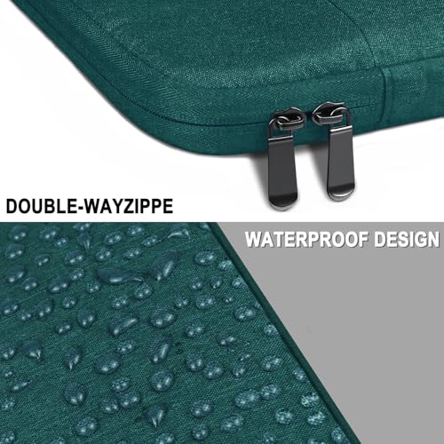 Laptop Case 14 Inch, Water Resistant Traveling Computer Cover with Handle, Shockproof Protective Carrying Laptop Sleeve Compatible for 14 Inch MacBook Air/Pro, HP, Dell, Lenovo, Cyan - color: Cyan, size: 14 Inch