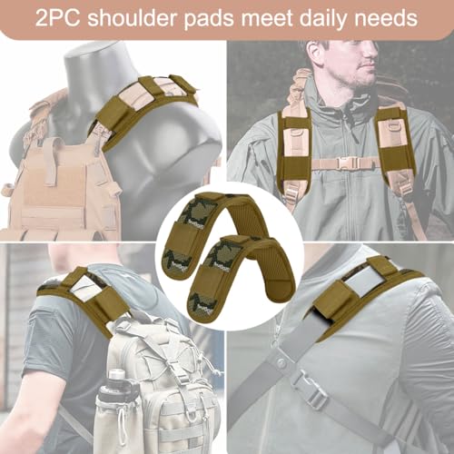 ZINZ 2-Pack Universal Shoulder Pad with Ultra Thick Cushion for Bag Luggage Bag Crossbody, Plus Long & Anti-Slip & Breathable,CA01FL02 - color: Ca01fl02