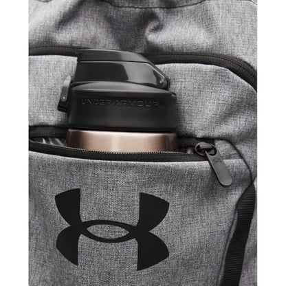 Under Armour Unisex Hustle Sackpack, (025) Castlerock/Black/Black, One Size Fits Most - color: (025) Castlerock / Black / Black