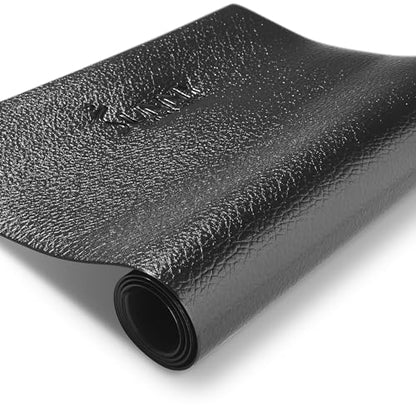 Sunny Health & Fitness Equipment Mat – Multiple Size Options – Non-Slip Floor Protection Pad for Treadmill, Bike, Elliptical, Yoga or Standing Desk and other Exercise Equipment - style: Small 51”