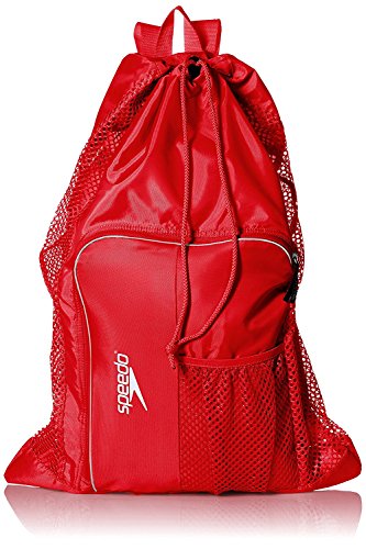 Speedo Unisex-Adult Drawstring Deluxe Ventilator Mesh Equipment Bag - color: Formula One