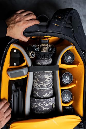 VANGUARD Alta Sky 53 Versatile DSLR Camera And Drone Backpack, 34L Capacity, Holds a 17" Laptop - size: AltaSky53