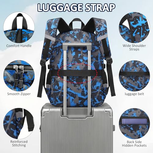 School Backpack for Boys - 4pcs Gamer Boys Backpack with Lunch Box Set for Kids Teens Elementary Middle High School,18″ Large Capacity Students Bookbag with Usb Charging Port & Key-chain - color: Game002-set