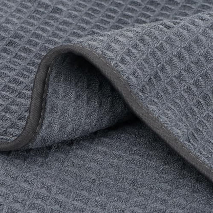 HOMEXCEL 4 Pack Microfiber Gym Towels Grey Fitness Towels Ultra Soft, Highly Absorbent and Quick Dry Towel for Gym, Shower, Hotel, Spa 15 x 25 Inch - color: Grey