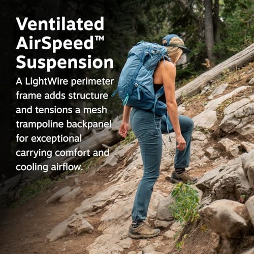 Osprey Sirrus 36L Women's Hiking Backpack - Lightweight Backpacking Pack with Waterproof Raincover - Camping Bag, Purple Dusk - color: Purple Dusk, size: 36L