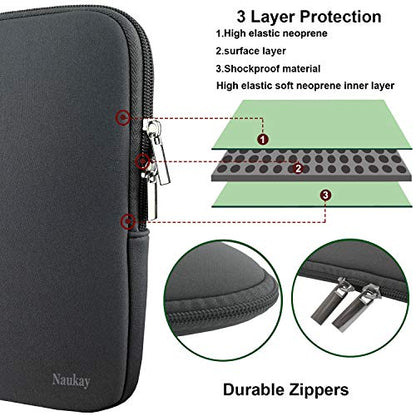 Laptop Sleeve Bag 15.6 Inch,Resistant Neoprene Laptop Sleeve/Notebook Computer Pocket Case/Tablet Briefcase Carrying Bag fit for Computer Notebook MacBook- (Grey) - color: Grey, size: 15.6 inch