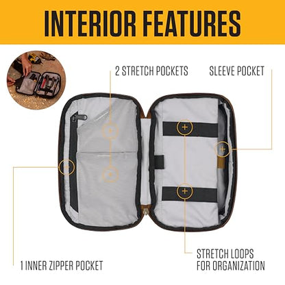 Carhartt 600-Denier Tool Organizer, Durable Water-Resistant, Soft Organizer (Carhartt Brown) - color: Soft Organizer (Carhartt Brown)