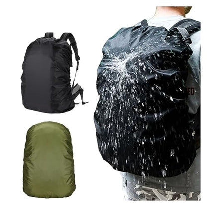 Backpack Rain Cover 20-80L Lightweight Nylon Water Resistant Waterproof Backpack Outdoor Camping Hiking Travel Cycling Rain Cover Dust - color: Green 35L