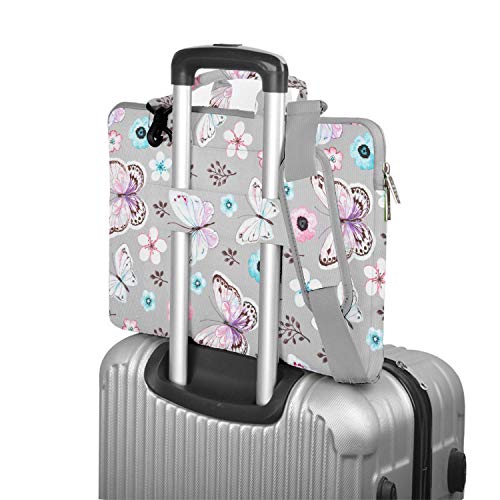 Hseok Laptop Shoulder Bag 13 13.3 14 Inch Case,Butterfly - color: Butterfly, size: 13-13.5 inch