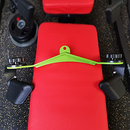 Adjustable Lat Pull down Bar, Cable Machine Attachments for Gym, Home Gym Fitness T-bar Row Pulldown Attachments, Lat Pull Down Machine Wide Grip Neutral Grip Handle - color: SP-02