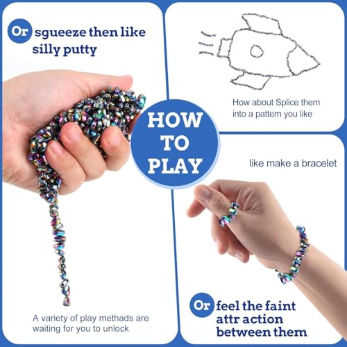 1100pcs Putty, Fidget Toys, Fidget Toys Adults ，Sensory Toys，Adults Gifts,Desk Fidgets Toys for Office Stress/Anxiety Relief (1100 PCS(Colour)) - size: 1100 PCS (Colour)