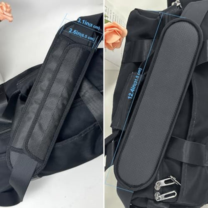 FIEIL Non-Slip Shoulder Strap Pad, Waterproof Air Cushion Shoulder Relief Pad, for Shoulder Bags, Guitar Strap, Detachable Shoulder Strap Pad Pads Help Relieve Shoulder Pain(Neoprene) - size: Neoprene