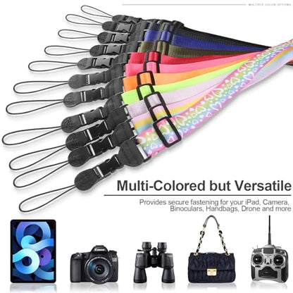 FIEIL Universal Shoulder Strap, Neoprene Padded Bag Strap with Double Adjustable Buckles, Comfortable Neck Lanyard for Camera, Cellphone Tablet,iPad, Laptop, Binocular, Luggage Bag(Prussian Blue) - color: Prussian Blue