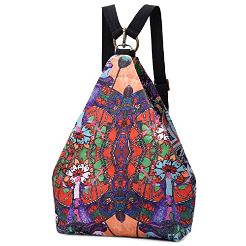 Black Butterfly Premium Backpack for Women, Bohemia Style Fashion Casual Daypack Backpack, Small Backpack Purse (20-multicolor) - color: 20-multicolor