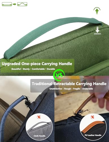 HYZUO 13 Inch Laptop Bag Sleeve Case for MacBook Air 13 M5 M4 M3 M2 M1 A3449 2026-2018, 13" MacBook Neo 2026 A3404, MacBook Pro 13 M2 M1 2026-2016, iPad Pro/Air 13, Surface Pro, XPS 13, Grass Green - color: Grass Green, size: 13 Inch