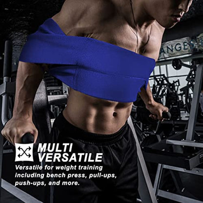 LARA STAR Bench Press Power Resistance Band, Bench Power Weight Lifting Training Fitness Increase Strength Push Up Gym Workout - color: Blue(Tension:140-200lb)