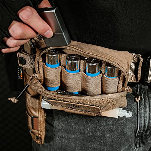 PETAC GEAR Tactical Molle Admin Pouch, Small Organizer Pocket for Tactical Vest/EDC Gun Belt/molle Platform. - color: CB