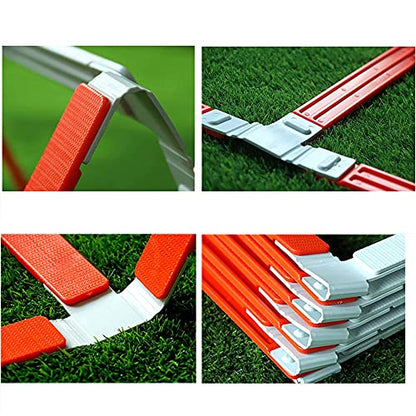 Agility Ladder for Speed Training - Fixed Football Sports Speed Ladder for Home Gym, Athletic Footwork Drills & Fitness Equipment for Athletes