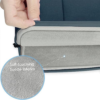 ProElife 15-Inch Laptop Sleeve Case for 2025-2023 MacBook Air 15 inch with M4 M3 M2 Accessory Traveling Carrying Case Water-resistant Bag Cover for MacBook Air 15'' 2025 2024 2023 M4 M3 M2 (Navy Blue) - color: Navy Blue