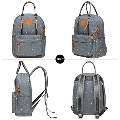 KAUKKO Lightweight Backpack Casual Travel Daypack Causal Backpack Shoulder Book Bag Multipurpose Daypacks (06-2-Grey) - color: 06-2-grey