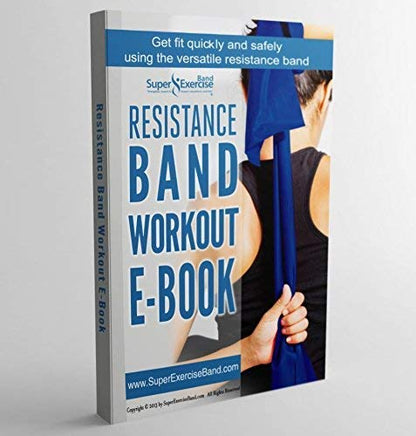 Resistance Band for Working Out | Super Exercise Bands 8,16,24 Yard Bulk Rolls |10 Strengths in Light Medium and Heavy Resistance Bands | Latex Free Workout Bands Including App and e-Book - size: 24 Yards, style: Medium