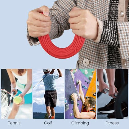 Inspack Flex Tennis Elbow Therapy Bar, Flexbar Treatment, Grip Strength Trainer, Therabars Flex Bars Physical Tendonitis, Wrist, Pain Relief, Forearm Strengthener Hand Exercise, Resistance Twist 25lb 15lb 10lb - color: Red_10LB