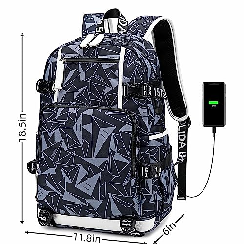 Txiujou Basketball 23 Student School Bag, Laptop Backpack, Ultra-Light Travel Bag, For Men And Women (universe-C)