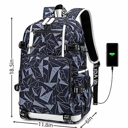 Txiujou Basketball 23 Student School Bag, Laptop Backpack, Ultra-Light Travel Bag, For Men And Women (universe-C)