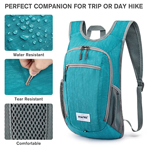 G4Free 10L/15L Hiking Backpack Lightweight Packable Hiking Daypack Small Travel Outdoor Foldable Shoulder Bag - color: Teal Blue, size: 20L