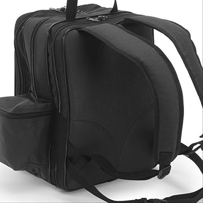 Hopkins Medical Products EZ-View 21st Century Plus Deluxe Home Care Backpack: Waterproof, Organized & Comfy - Perfect for On-the-Go Home Healthcare Pros, 11.5"x9"x16"