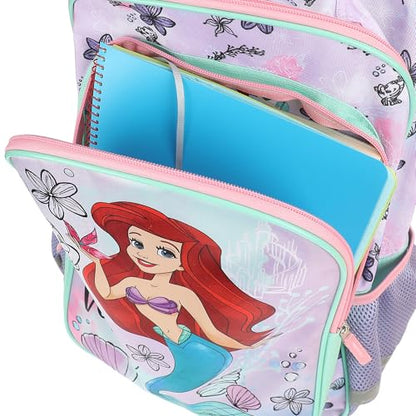 The Little Mermaid Ariel Find Your Voice 16" Rolling Travel Backpack - color: Disney Find Your Own Voice