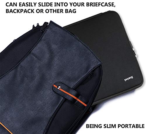 Laptop Case, Protective Computer Sleeve Carrying Bag Compatible with 13 inch New MacBook Air M2/A2681 M1/A2337, New MacBook Pro M2/A2686 M1/A2338/ 12.9-inch iPad Pro 6th/5/4/3rd Generation, Black - color: Black, size: 13 Inch
