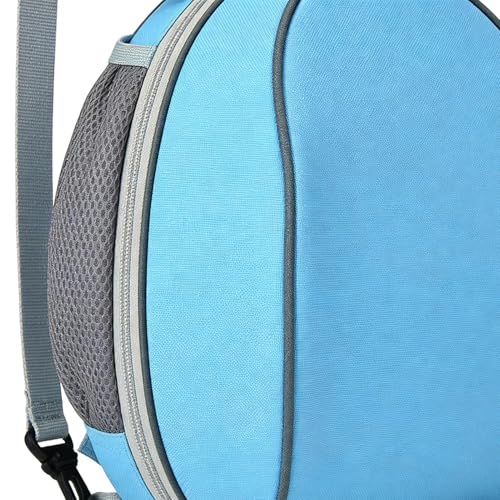 Soccer Backpack, With Smart Storage Solution, 19x25x31cm, Mult-Purpose Ball Bag, Multipurpose Sports Backpack, Waterproof Material, For Volleyball, Gym, Daily Use, Travel, School, Competition, Youth - size: Lake Blue