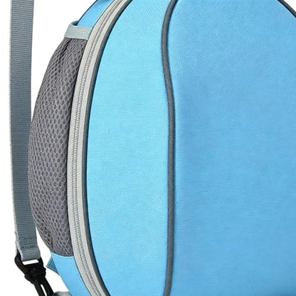 Soccer Backpack, With Smart Storage Solution, 19x25x31cm, Mult-Purpose Ball Bag, Multipurpose Sports Backpack, Waterproof Material, For Volleyball, Gym, Daily Use, Travel, School, Competition, Youth - size: Lake Blue
