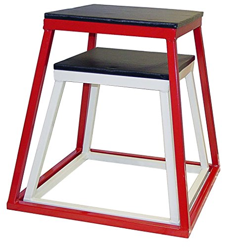 Ader 18", 24" Plyo Boxes - color: White + Red