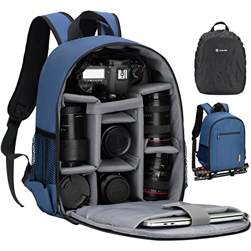 TARION Small Camera Backpack for Photographers Compact 12L Blue TB-S - color: Blue, size: Small