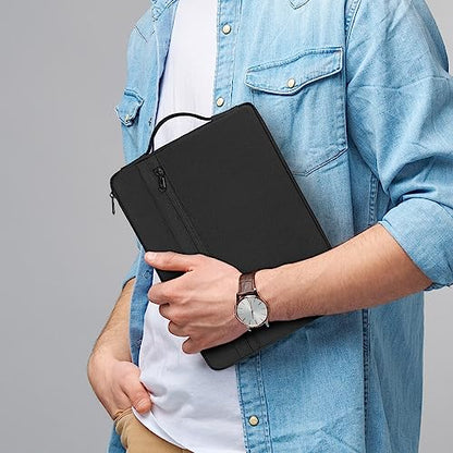 kizuna 12.5-13 Inch Laptop Sleeve Case Computer Bag for 13.6" New MacBook Air M2 2022/iPad Pro M2 12.9"/MacBook Pro 14 M1 Max 2022/13.3" MacBook Air/14.2" MateBook X Pro/Lenovo/Dell,Black - color: Black, size: 12.5-13.3 Inch / MacBook Pro 14 M1 Max
